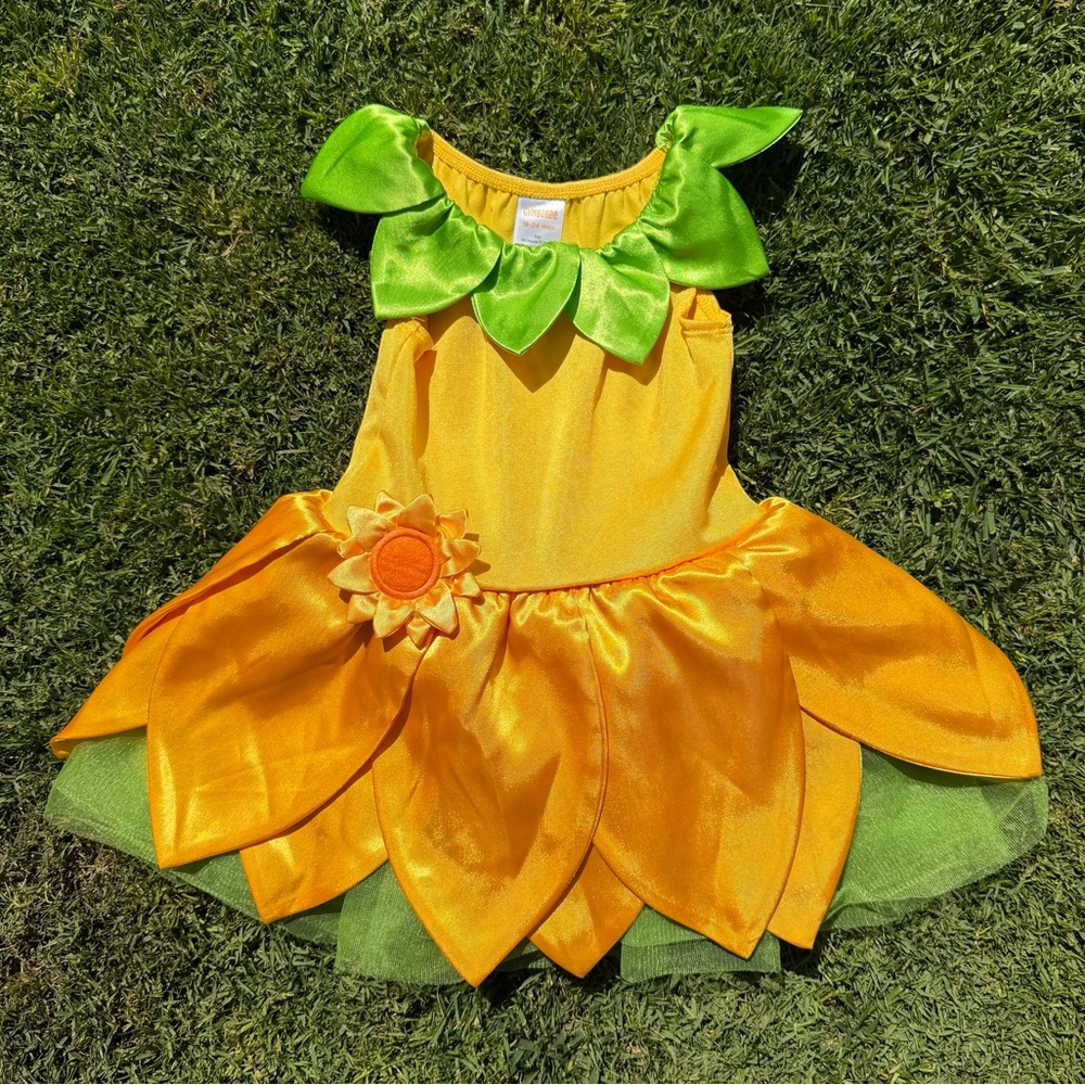Y2K Gymboree Sunflower Fairy Costume Dress Bright Colorful Spring 18-24 Mos GUC